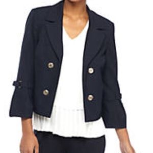 NEW Navy buckle jacket size 8